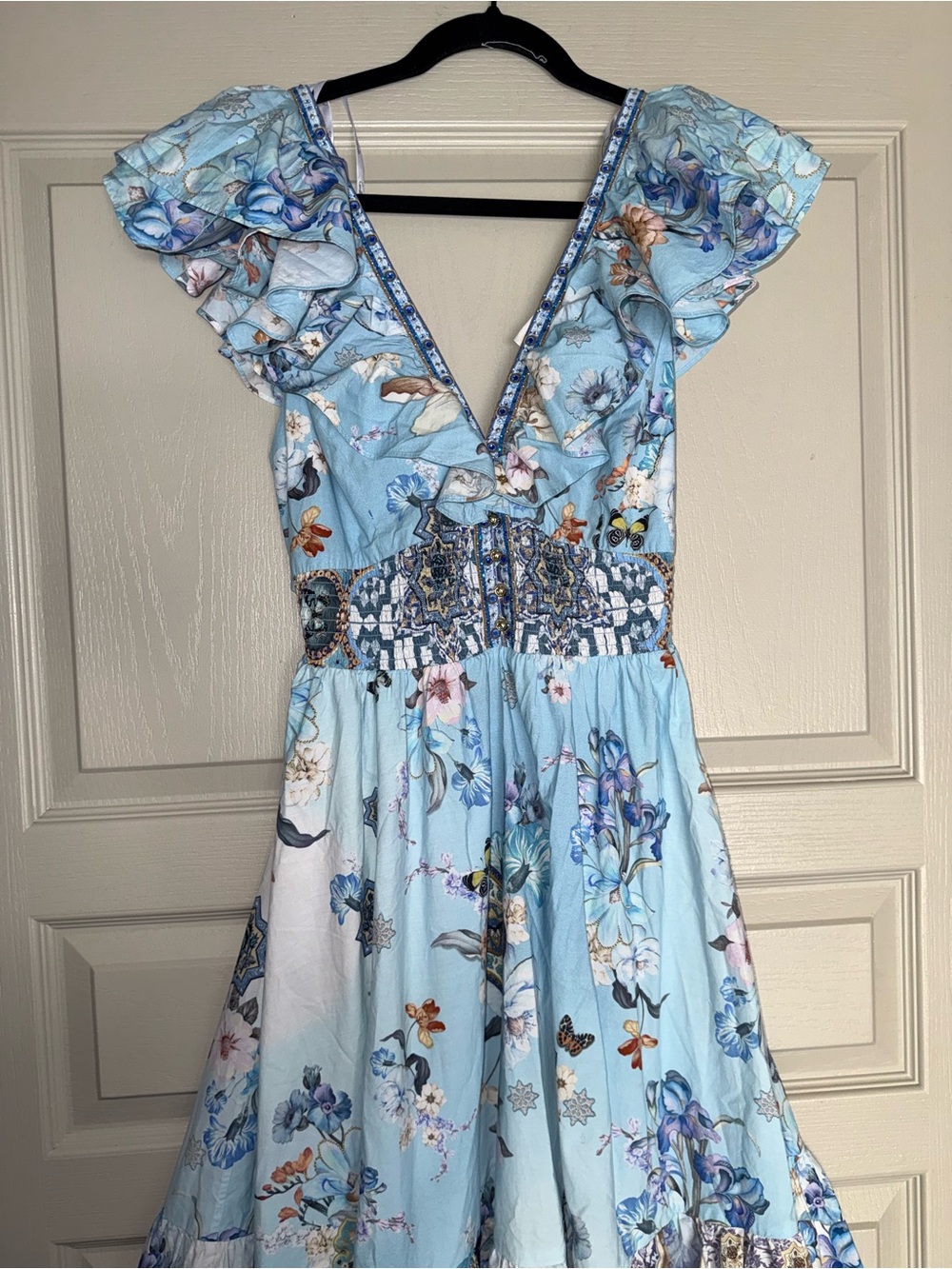 Camilla beautiful Tiered Dress With Neck Frill Al Manial Palace Memoirs - Picture 5 of 15